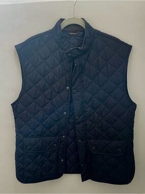 Barbour Men’s Navy Lowerdale Gilet Vest XL NWOT